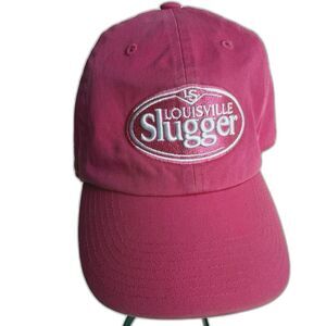Youth Girl's Pink Louisville Slugger Hat Baseball Cap Adjustable Strapback '47